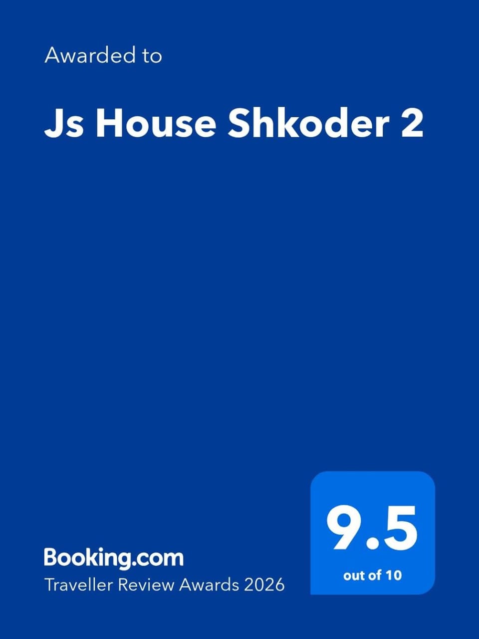 Js House Shkoder 2 Apartment in Montenegro
