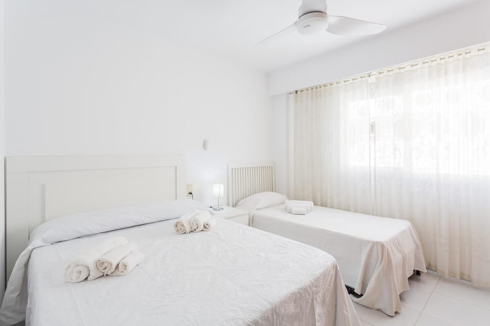 Property building, Living room, Bedroom