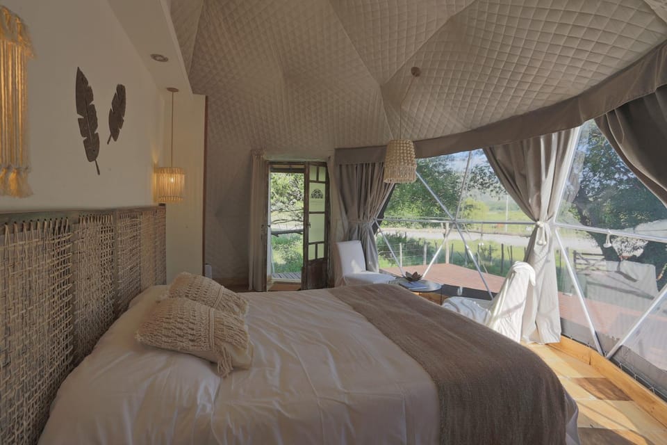Bed, Natural landscape, Photo of the whole room, Bedroom