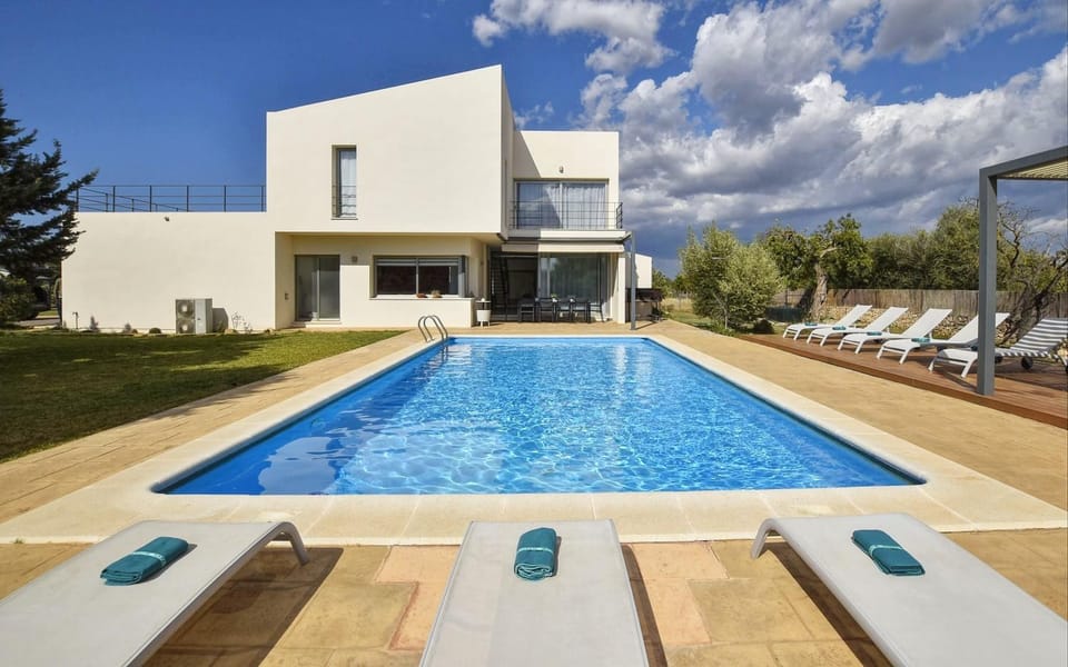 Property building, Living room, Swimming pool