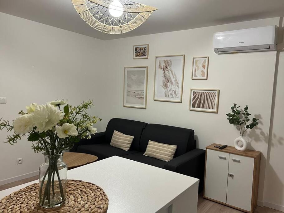 Living room, air conditioner
