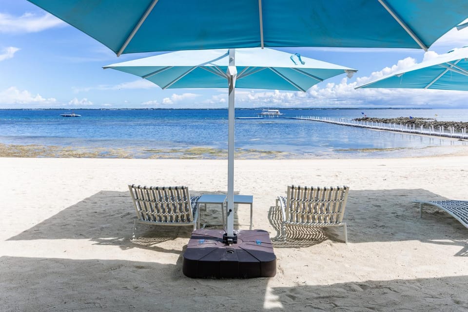 Day, Beach, Sea view, sunbed