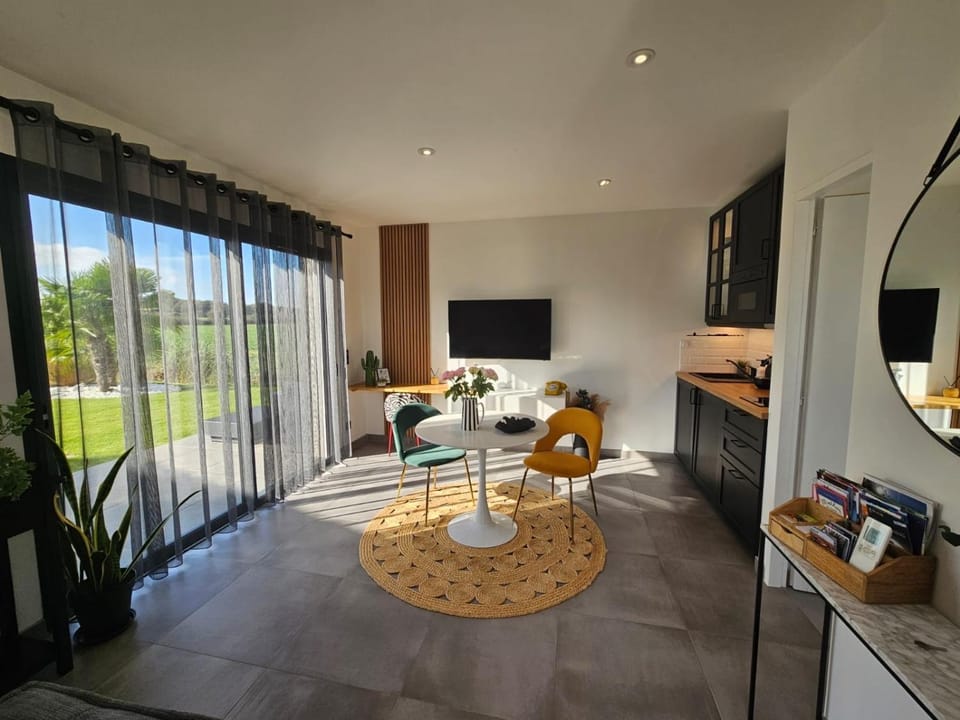 TV and multimedia, Kitchen or kitchenette, Living room, Seating area, Dining area, minibar, toaster