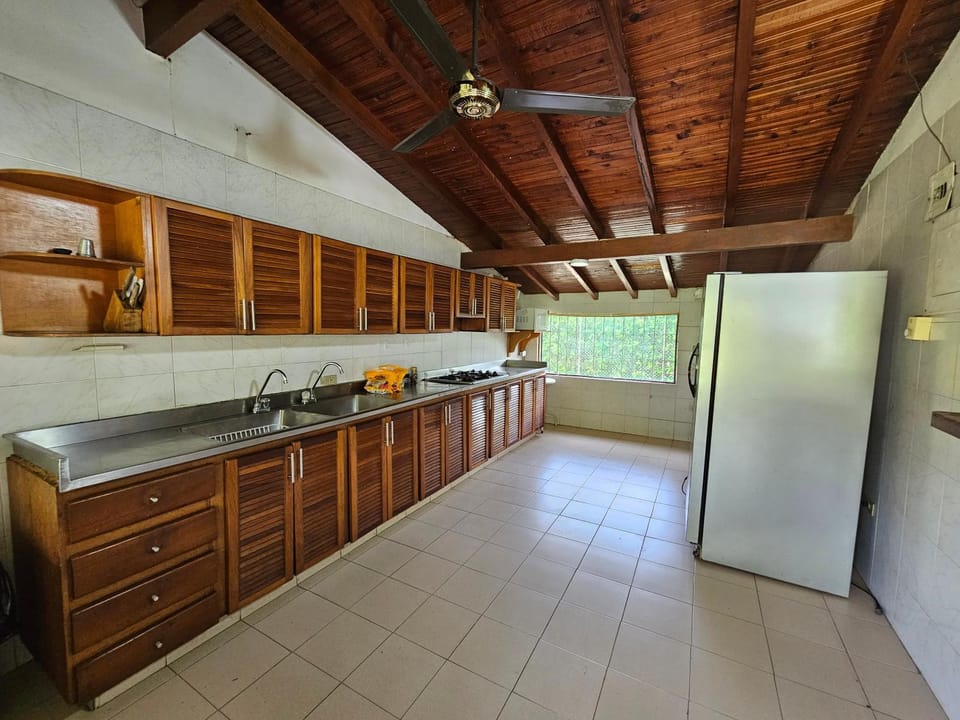 Kitchen or kitchenette, dishwasher, stove