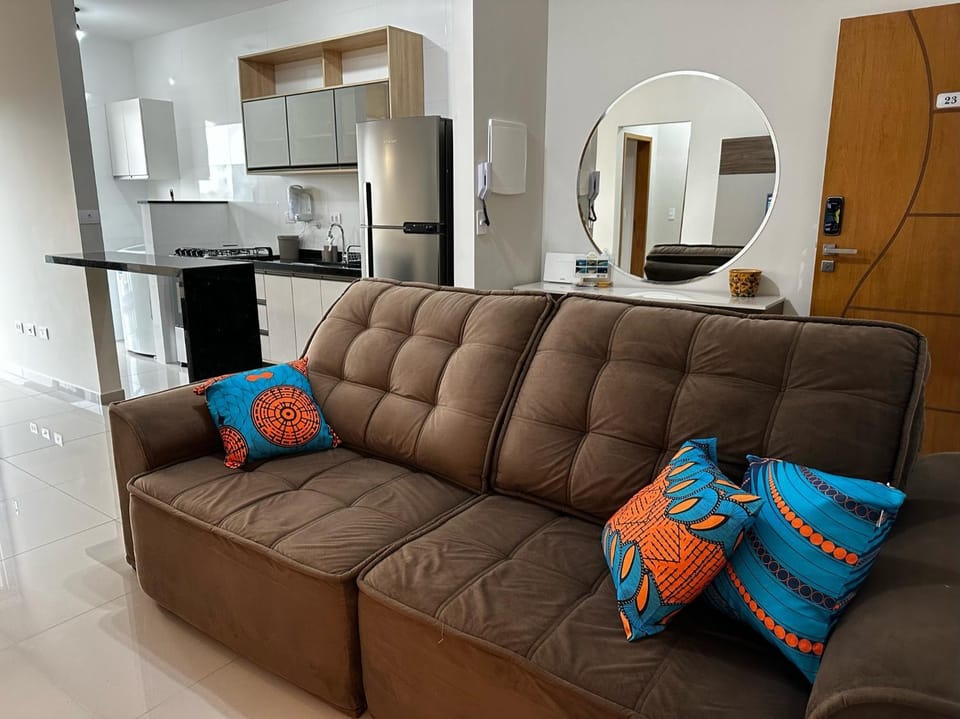 Apto Funcional no Centro para seu lazer em Ubatuba Apartment in Ubatuba