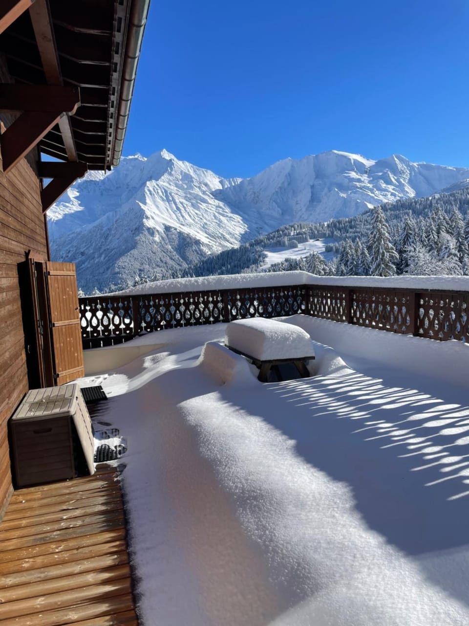 Vue splendide Mont Blanc Apartment in Saint-Gervais-Bains