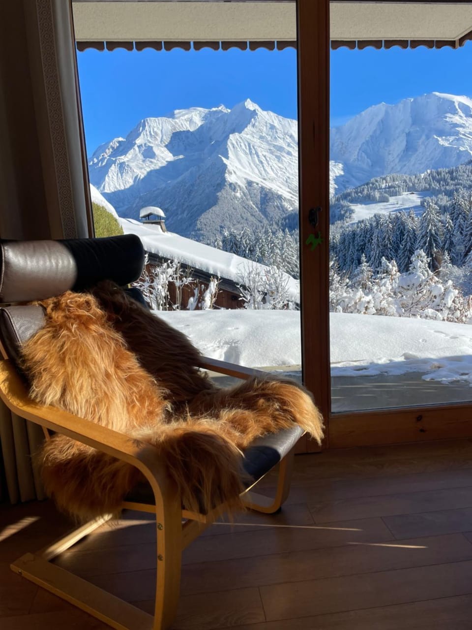 Vue splendide Mont Blanc Apartment in Saint-Gervais-Bains