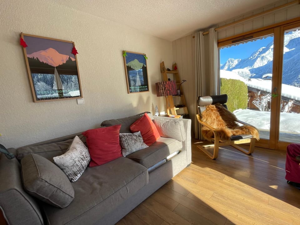 Vue splendide Mont Blanc Apartment in Saint-Gervais-Bains