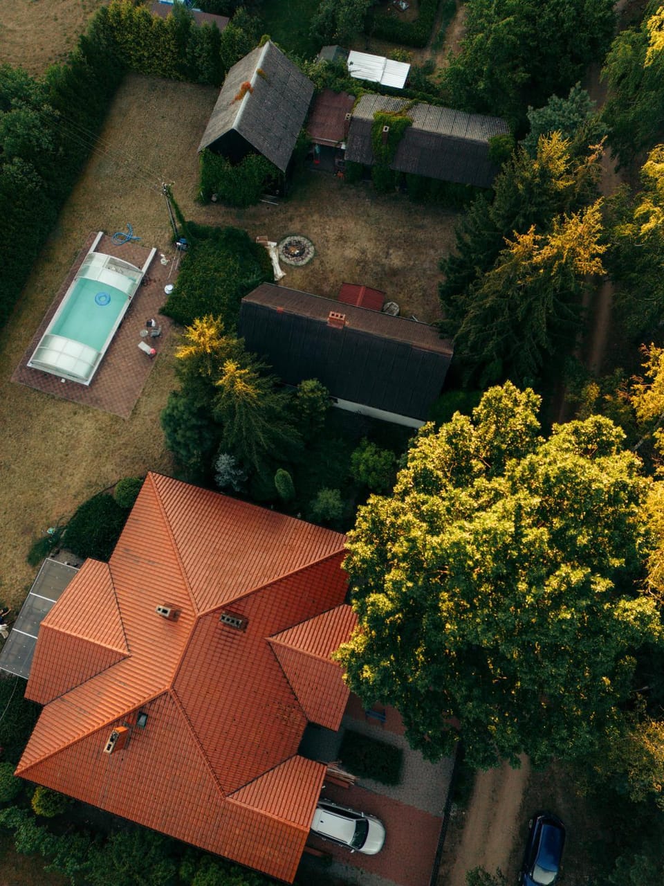 Bird's eye view, Garden view, Pool view, Swimming pool