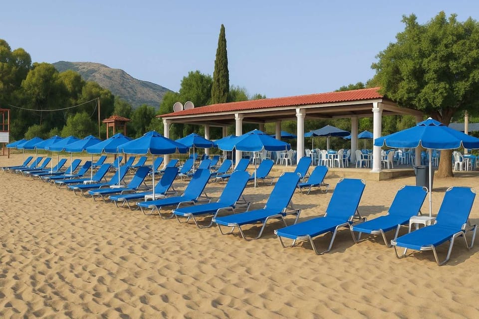Beach, sunbed