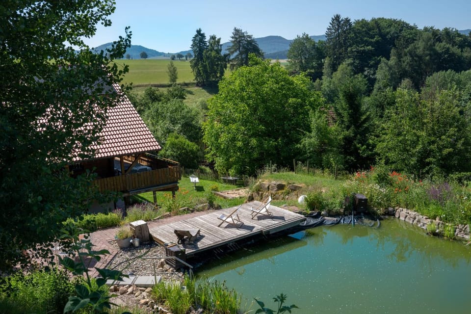 Natural landscape, Lake view, Mountain view