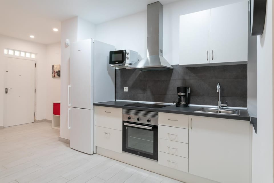 Kitchen or kitchenette, Living room