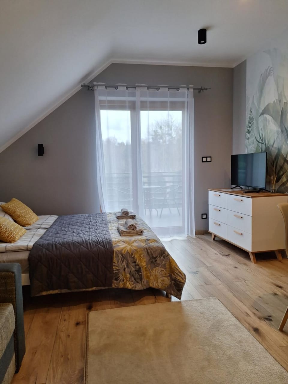 Bed, TV and multimedia