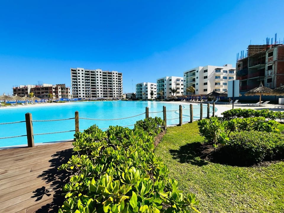 Property building, Garden, Pool view