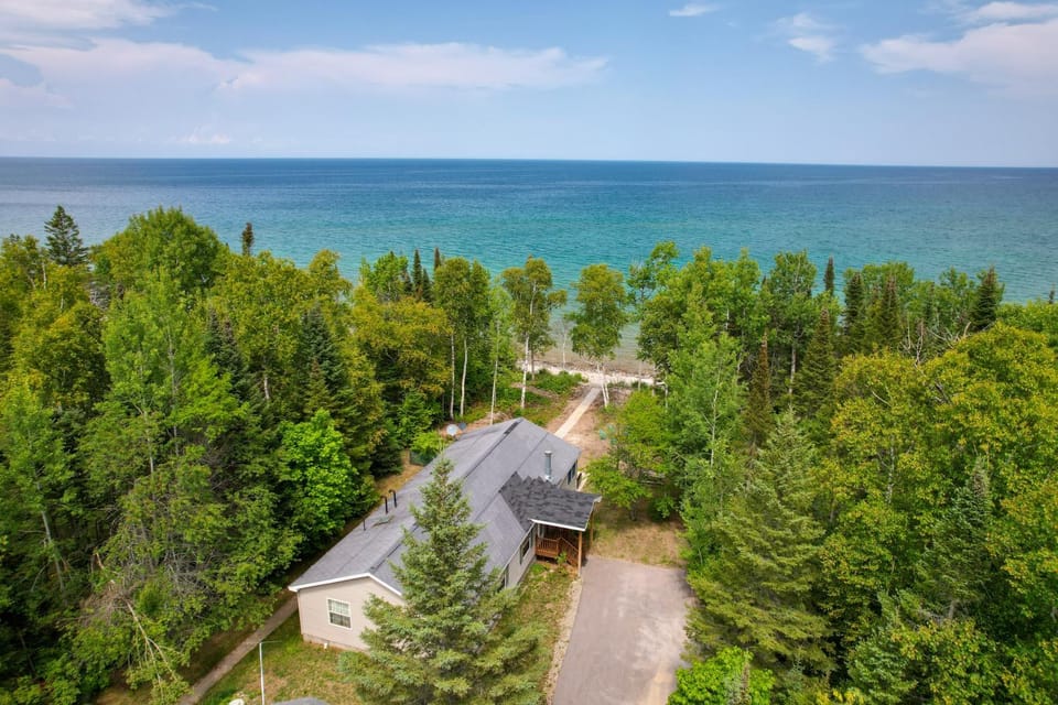 Cheboygan Getaway w/ Fire Pit & Lake Access! House in Michigan