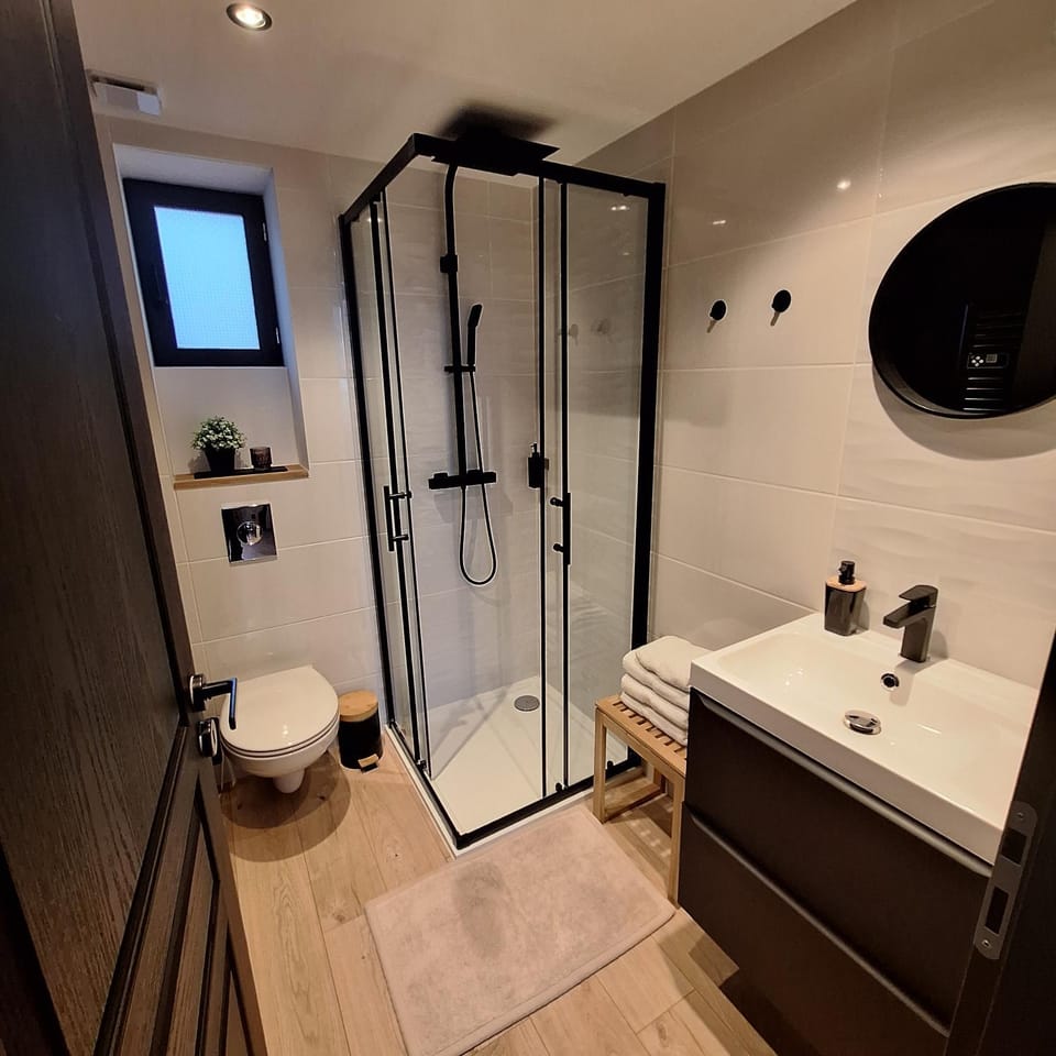 Shower, Toilet, Bathroom, towels