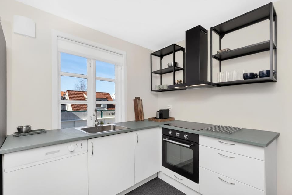 Kitchen or kitchenette, dishwasher, pet friendly, stove, toaster