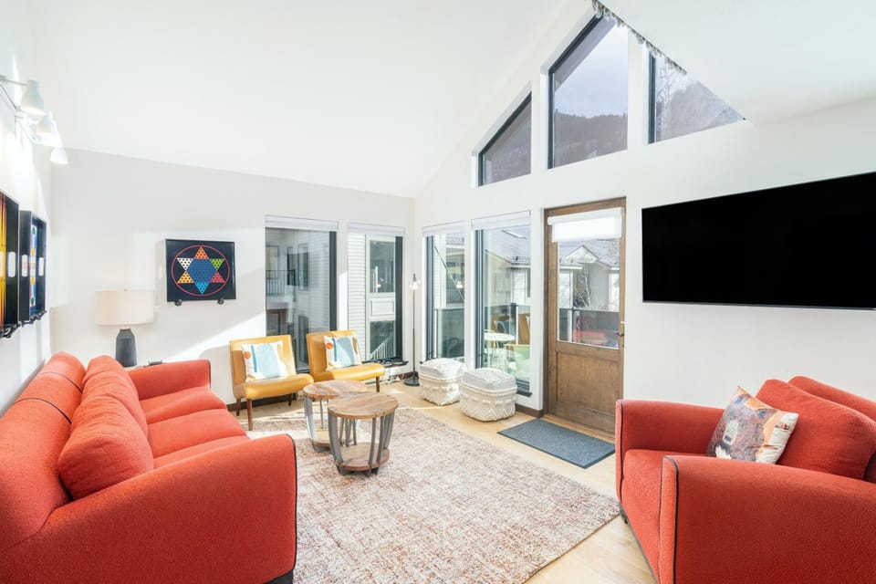 Big & Bright Hidden Gem with Garage, Hot Tub, Lux Kitchen condo Apartment in Telluride
