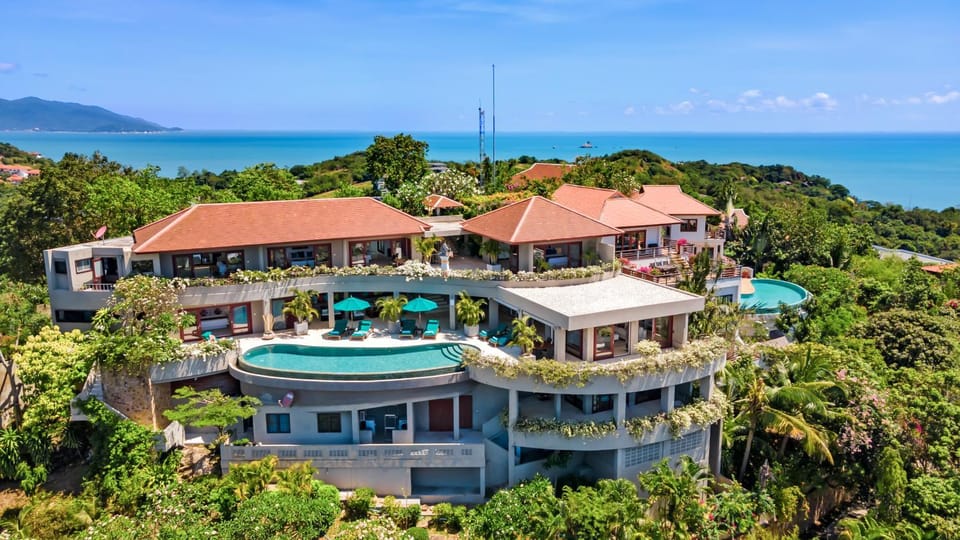 Property building, Natural landscape, Bird's eye view, Sea view