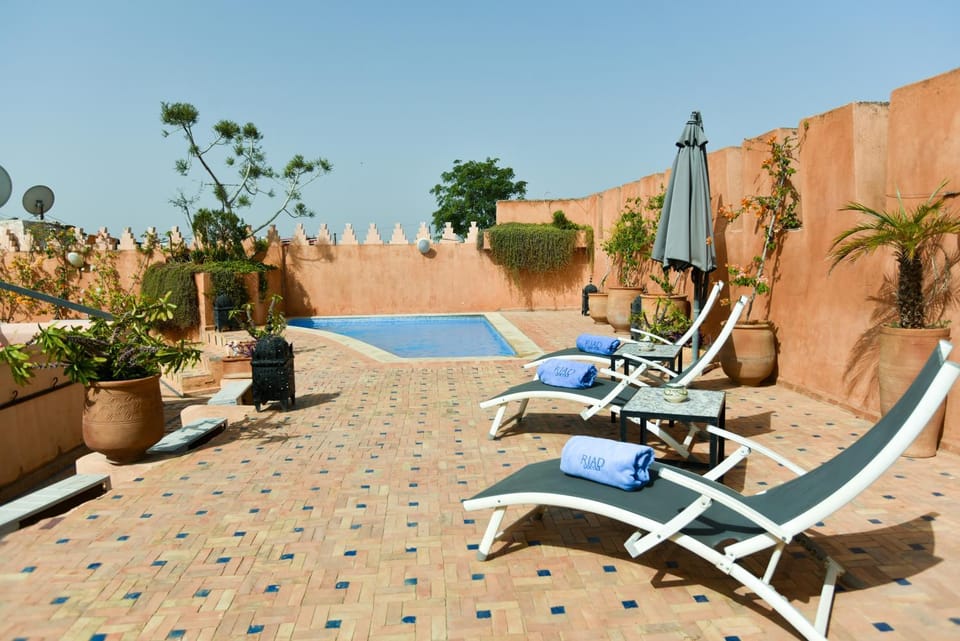 Patio, Swimming pool, sunbed