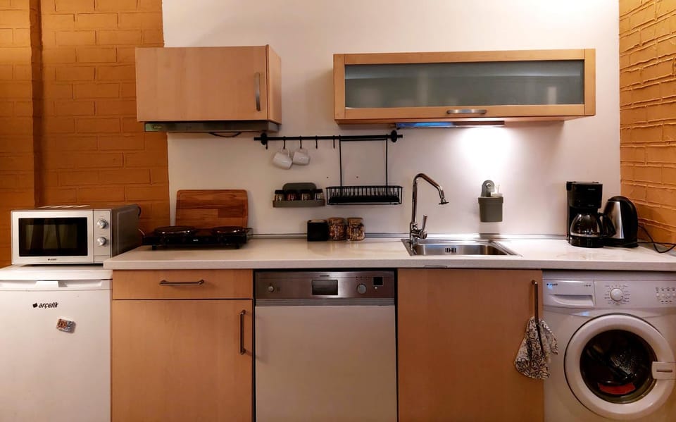Coffee/tea facilities, Kitchen or kitchenette, dishwasher, washing machine