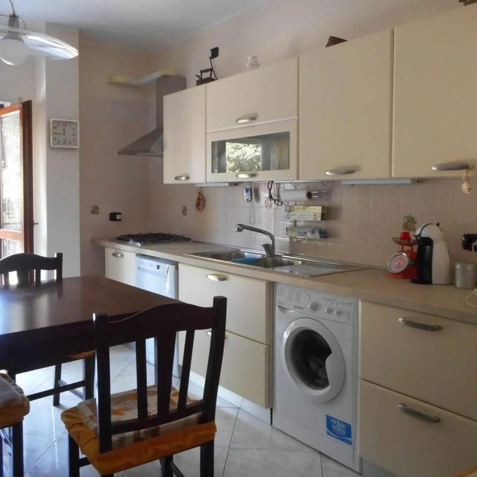 Kitchen or kitchenette, dishwasher, pet friendly, stove, washing machine