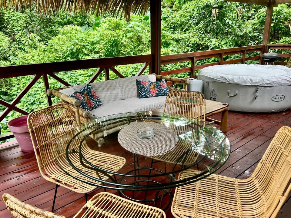 Patio, Seating area, Dining area, Garden view