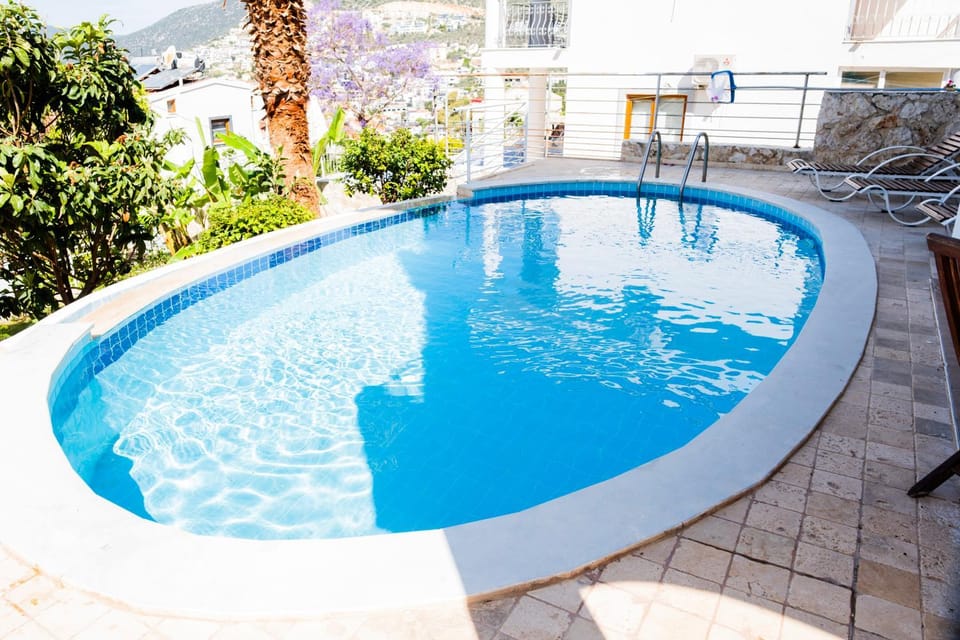 Natural landscape, Pool view, Swimming pool, sunbed