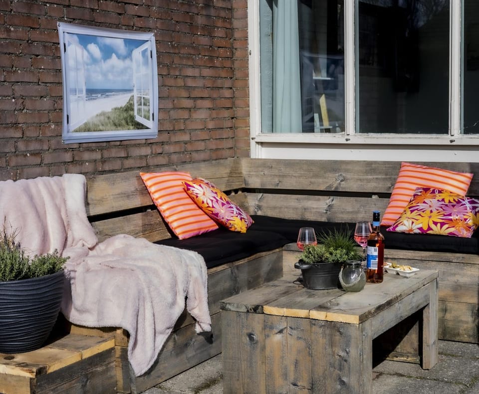 Day, Summer, Garden, Seating area