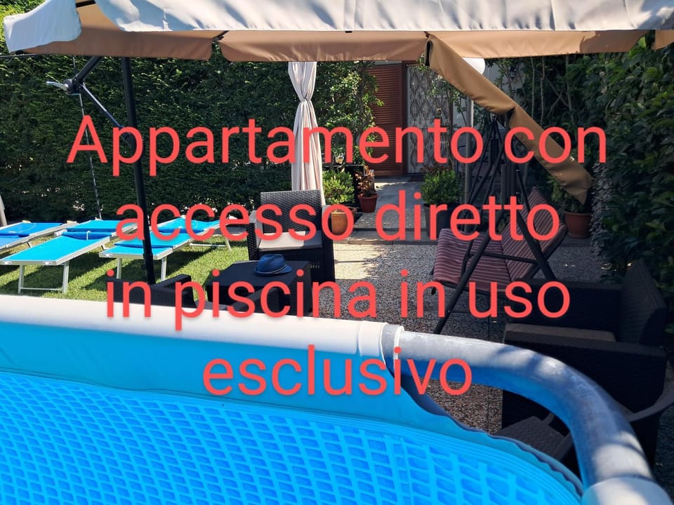 Pool view, Swimming pool, sunbed