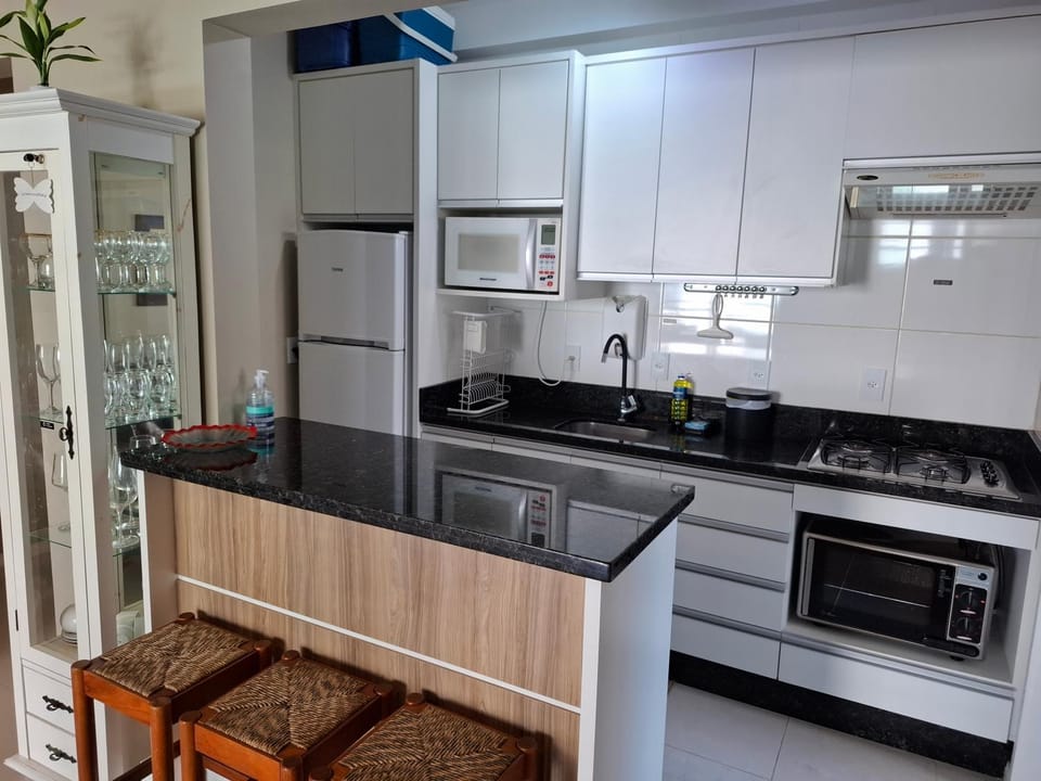 Kitchen or kitchenette, microwave, minibar, oven, stove, kitchen