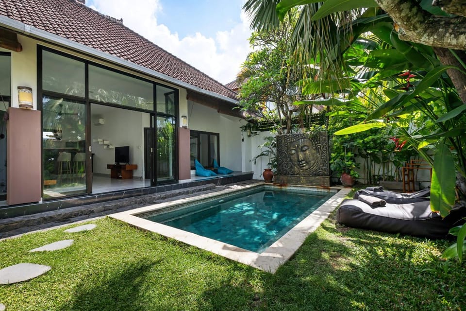 Garden, Pool view, Swimming pool, sunbed