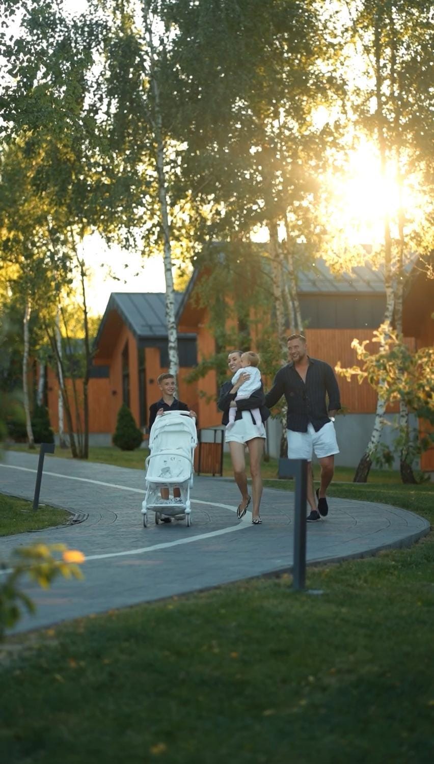 People, Garden, Sunset