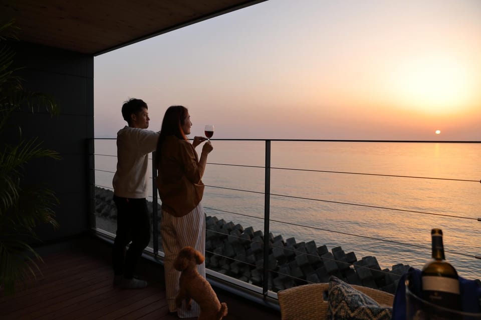 Natural landscape, Sea view, Sunset