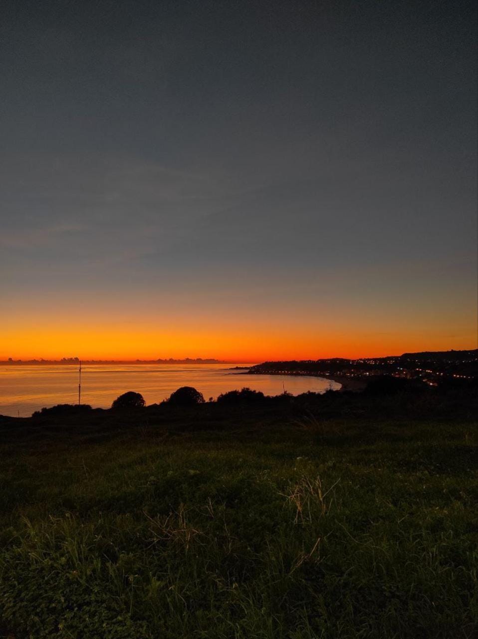 Natural landscape, Sea view, Sunset