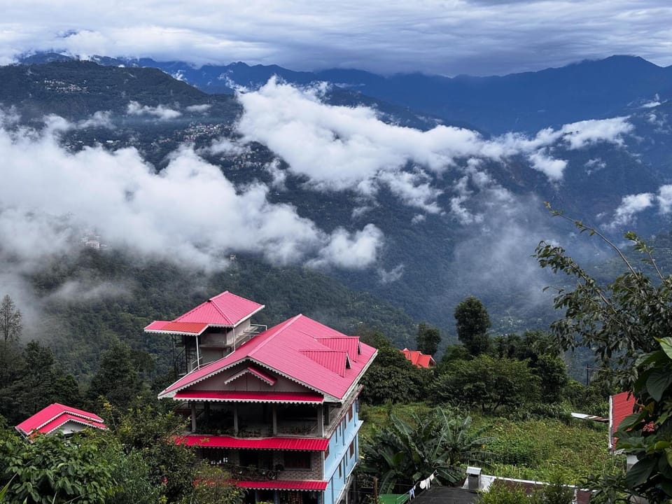Property building, Day, Natural landscape, Mountain view