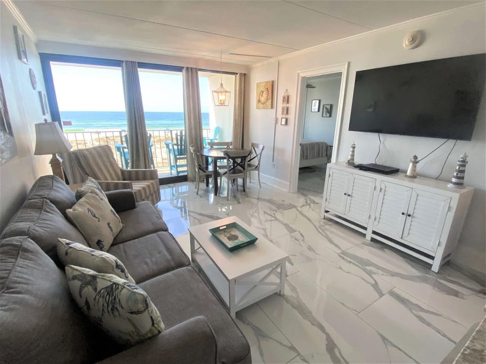 Island Winds East 202 by ALBVR - Beautifully renovated beachfront condo & steps away from Hangout & more! House in West Beach