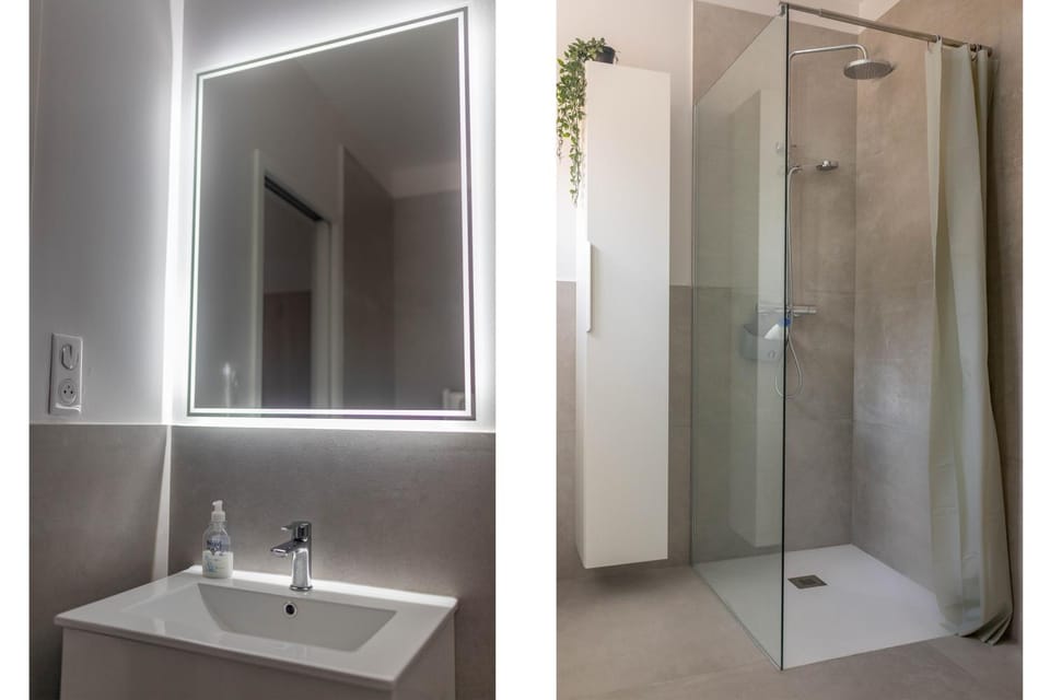 Shower, Bathroom, Bedroom
