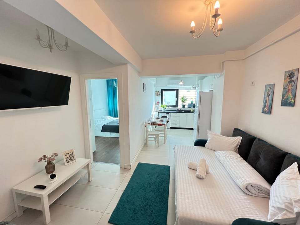 Bed, Living room, Bedroom