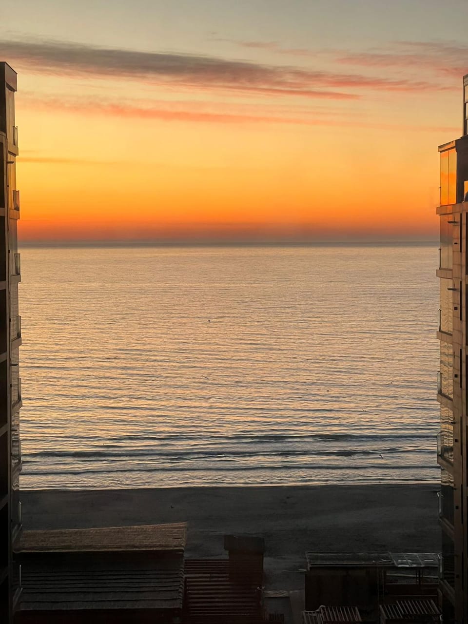 Natural landscape, Beach, Sea view, Sunset