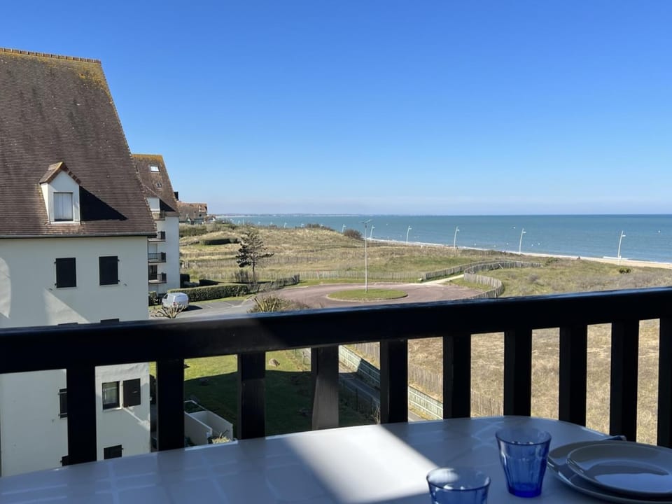 Appartement 2 pièces avec balcon et accès direct plage à Cabourg, animaux admis - FR-1-487-352 Apartment in Cabourg