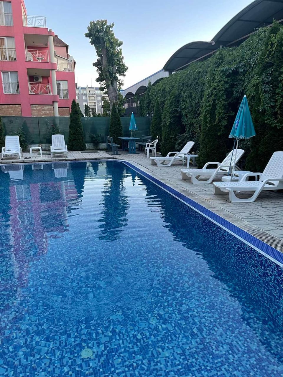 Natural landscape, Pool view, Swimming pool
