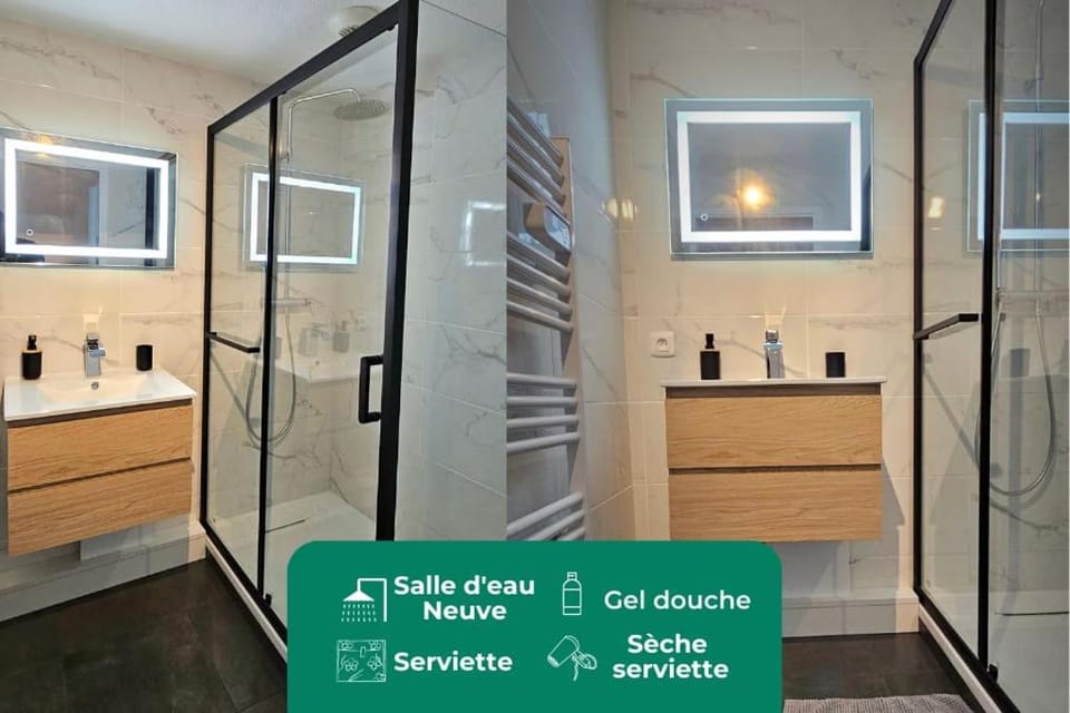 T3 Duplex Thonon Centre - Parking - Gare - Thermes Apartment in Thonon-les-Bains