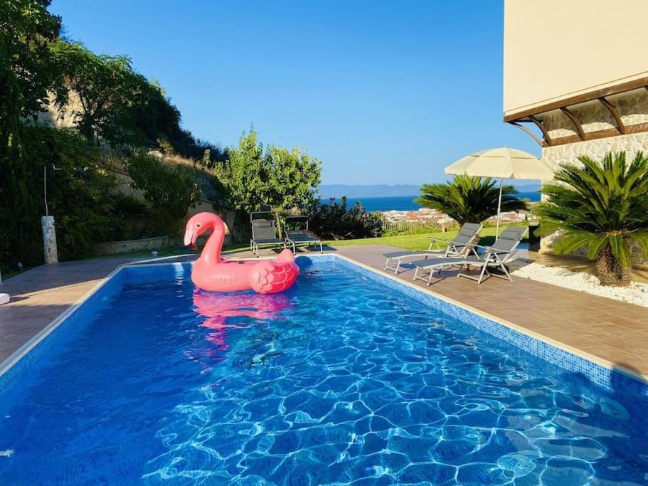 Pool view, sunbed