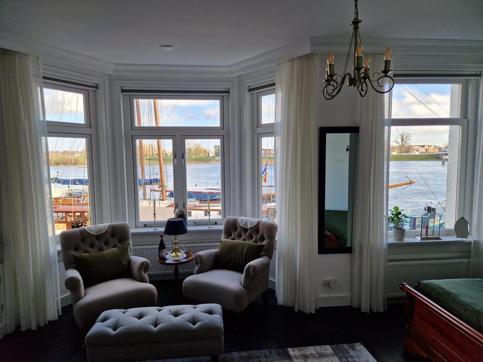 Seating area, River view
