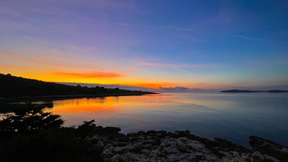 Natural landscape, Sea view, Sunset