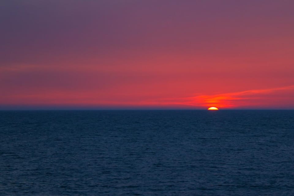 Sea view, Sunset