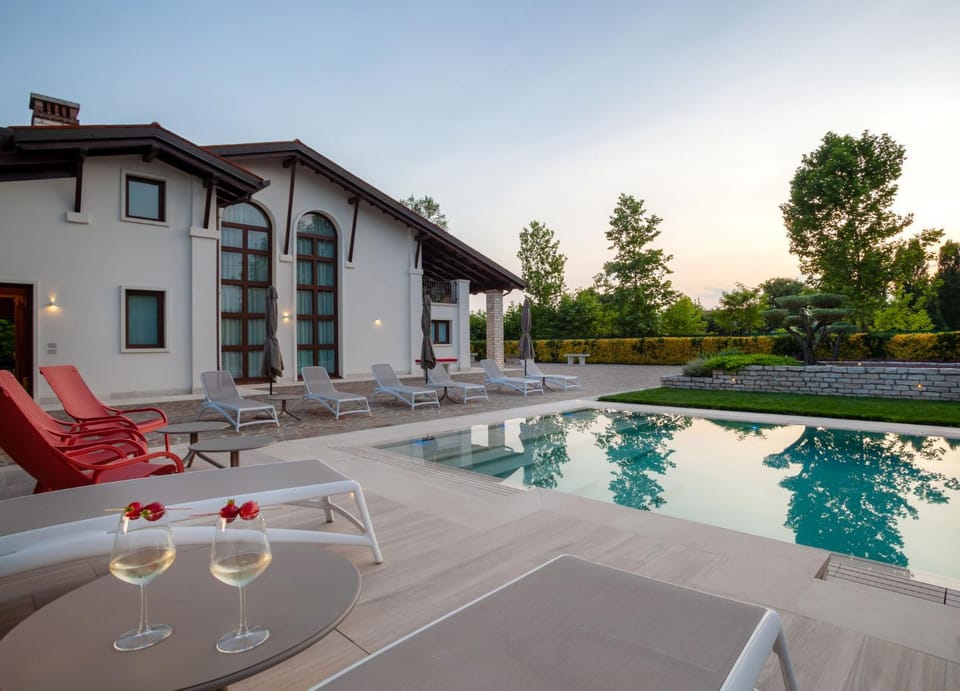 Pool view, Swimming pool, Swimming pool, sunbed