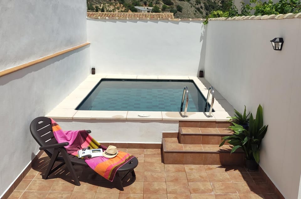 Patio, Day, Natural landscape, Swimming pool, Swimming pool, sunbed