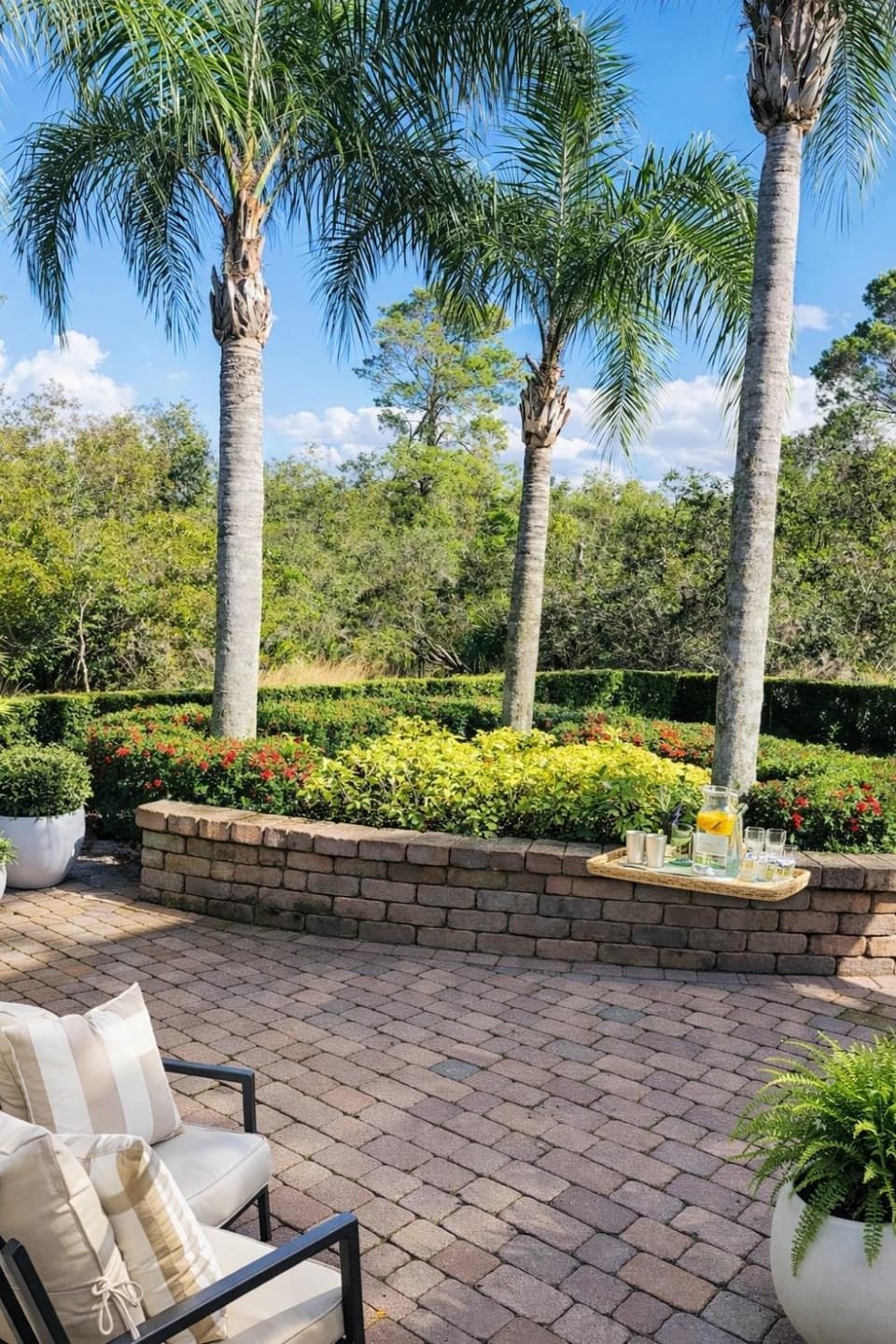 Patio, Garden, Seating area, Garden view